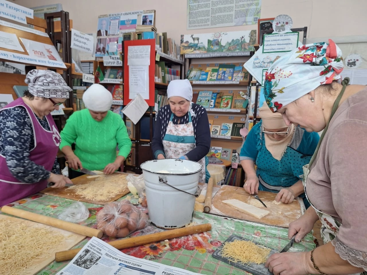 Морзалар авылының китап укучылары “Без бергә” акциясенә кушылды