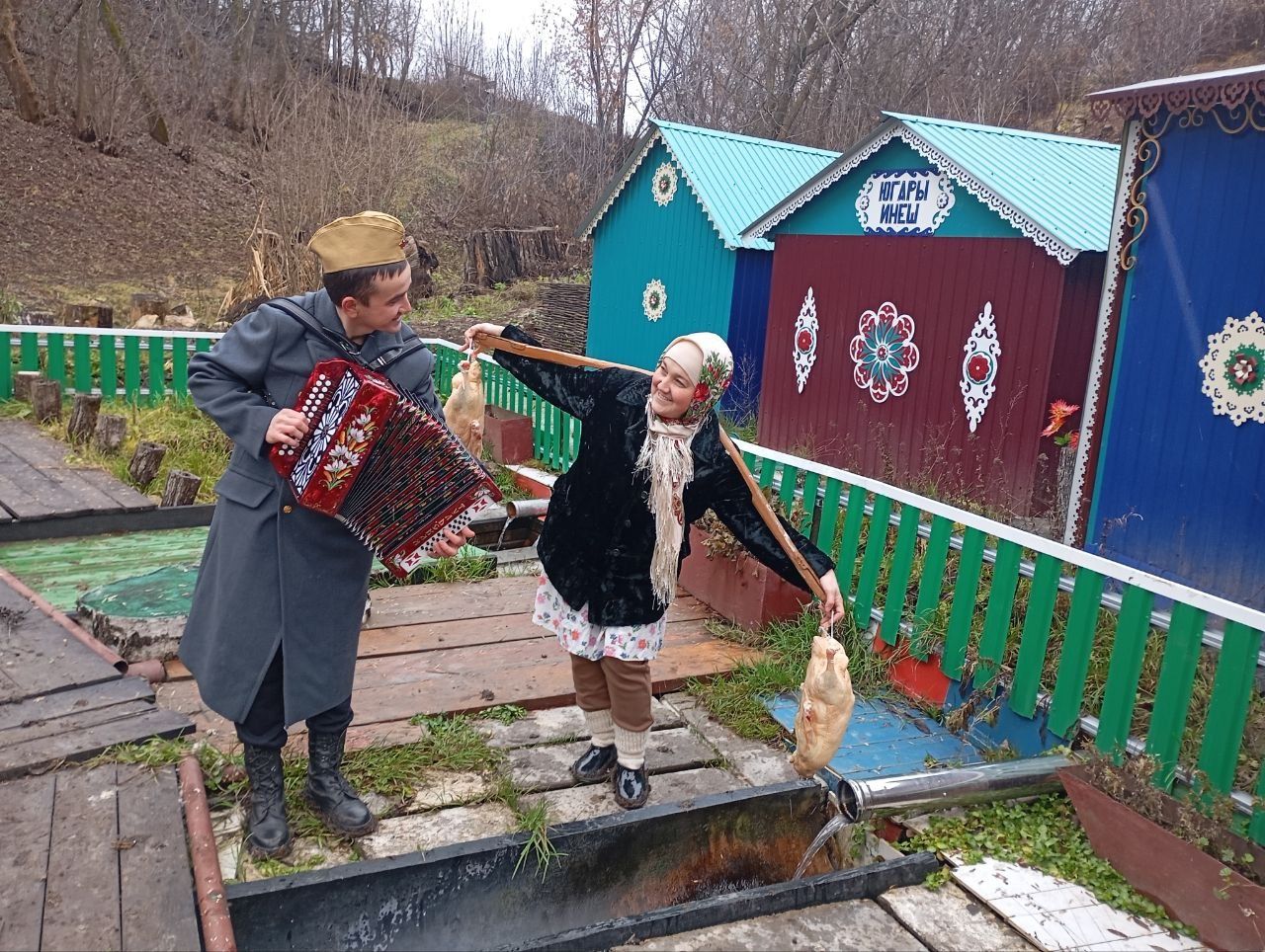 Карамасарда каз өмәсе!