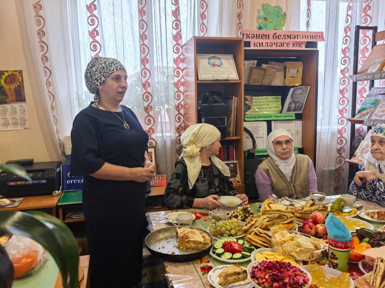 Морзалар китапханәсенә әниләр килде