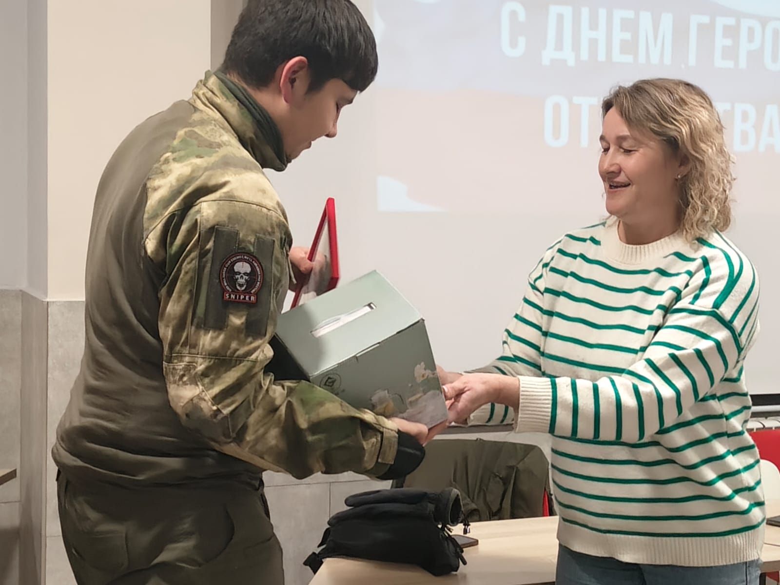 Важная встреча с ветераном боевых действий Никитой Бачуриным