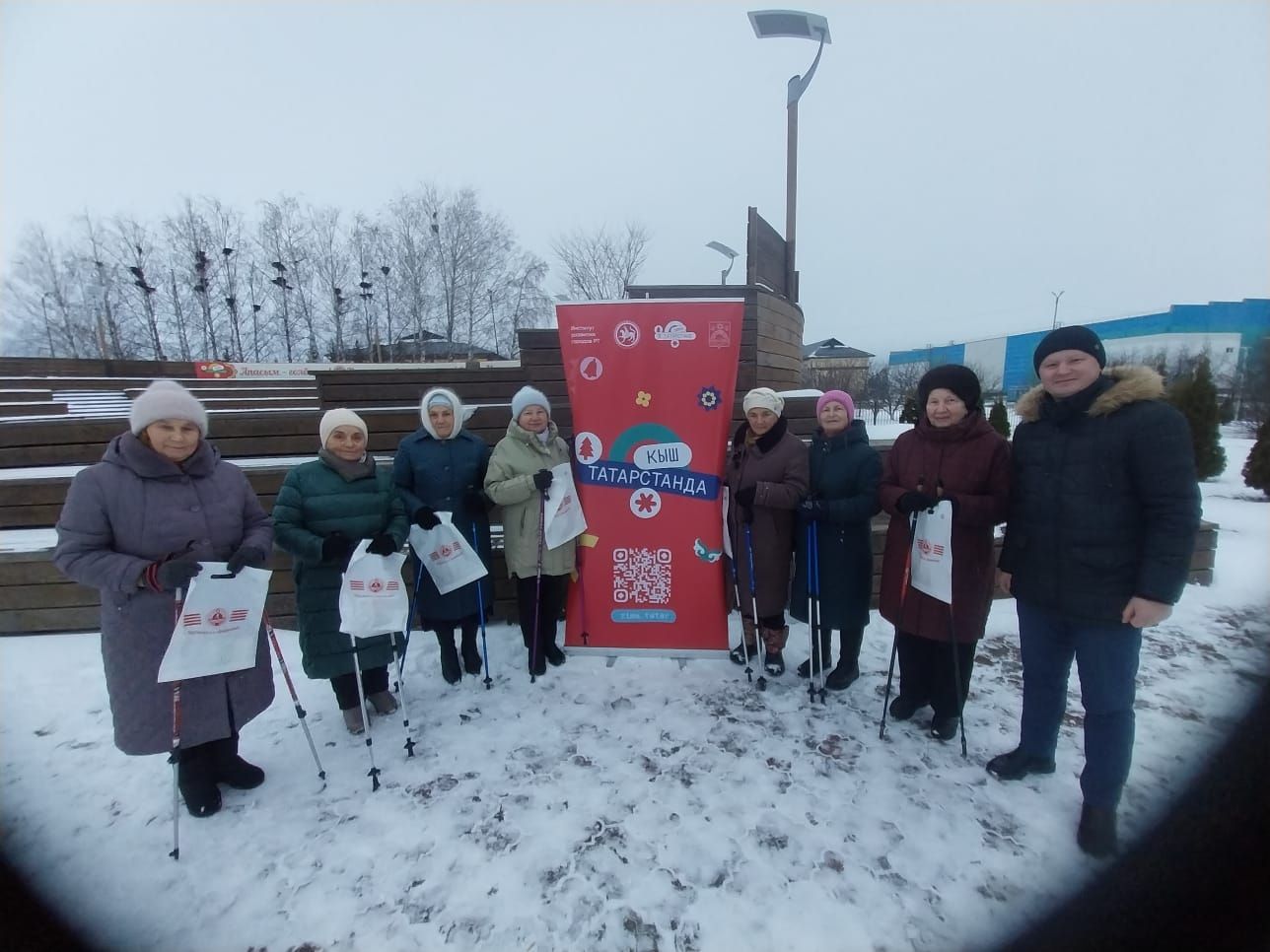 Апасның ветеран спортчылары скандинавия йөрешендә сыналды