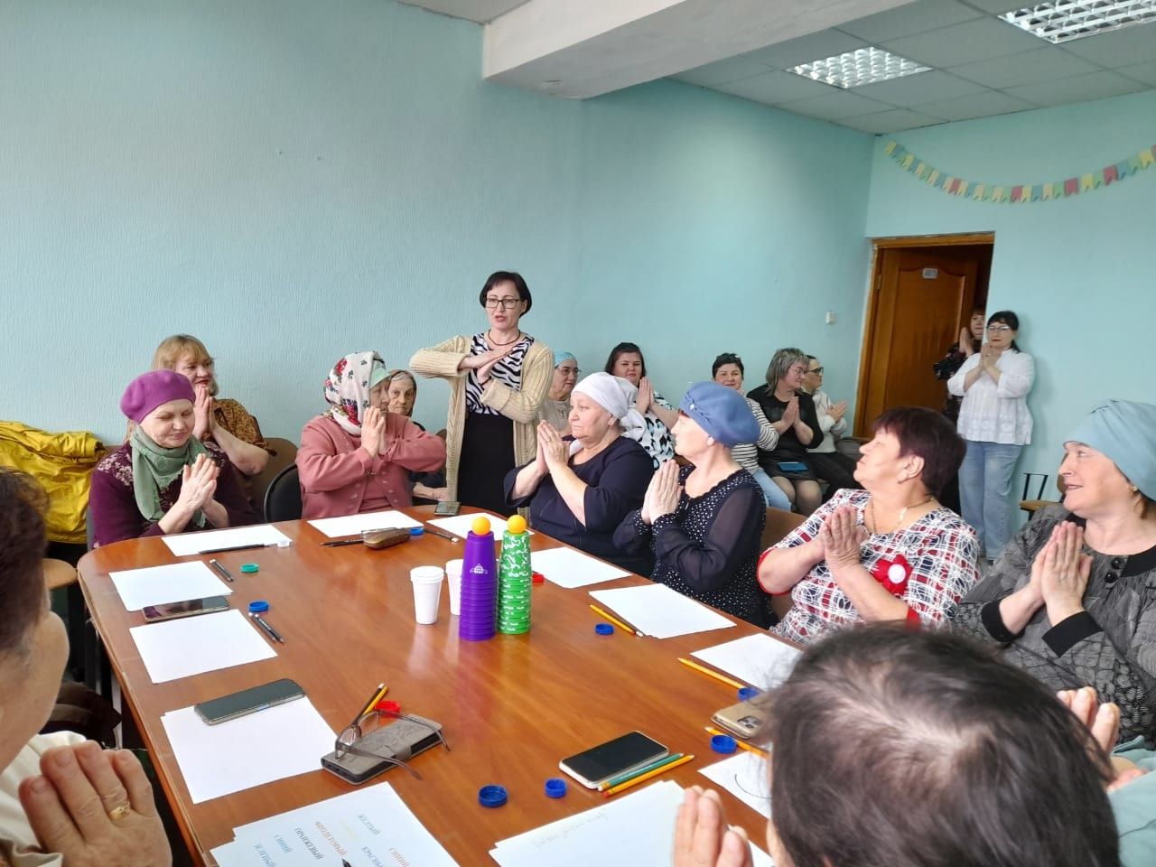 Апаста өлкәннәр кызыклы дәрестә катнашты