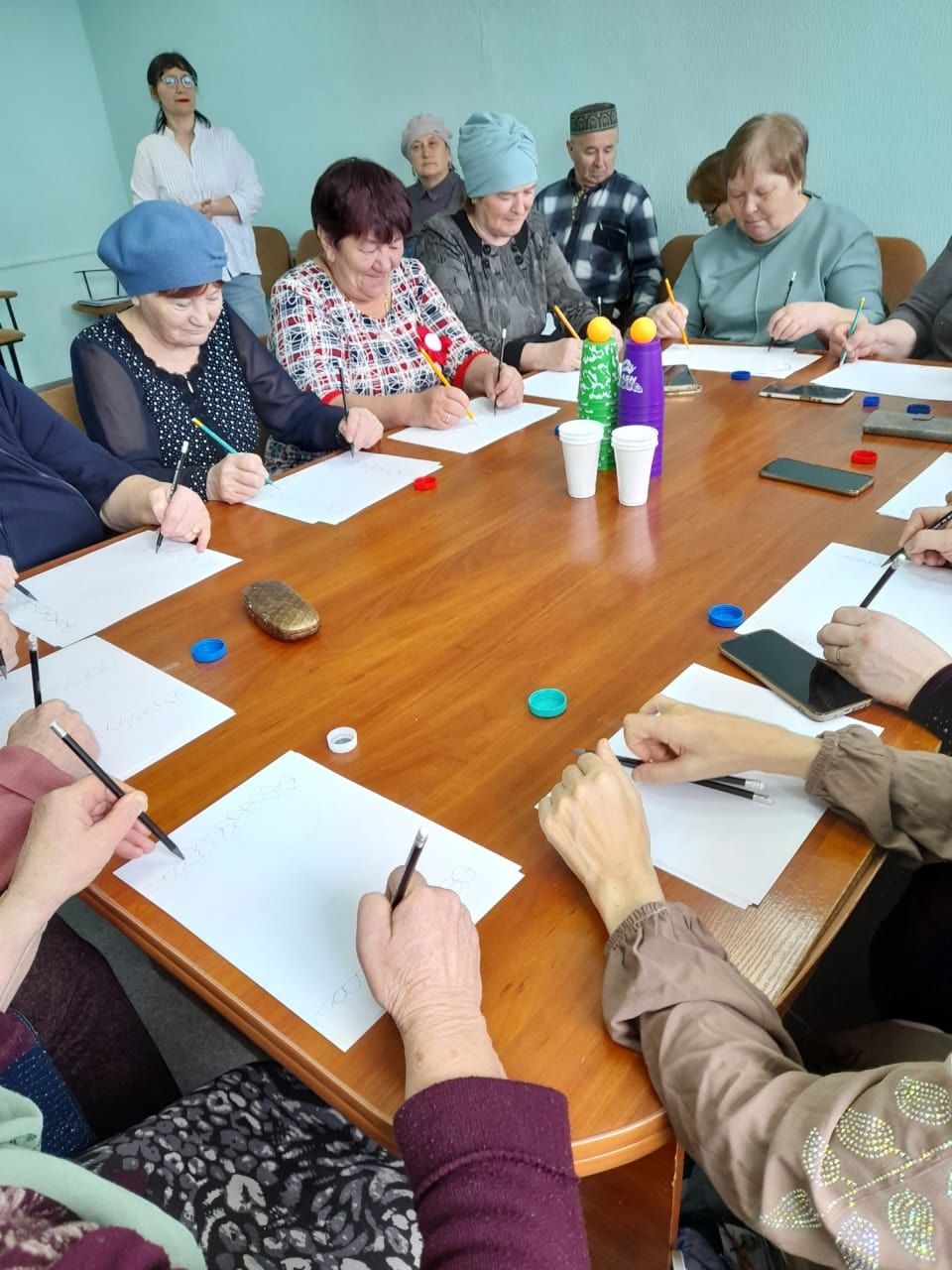 Апаста өлкәннәр кызыклы дәрестә катнашты