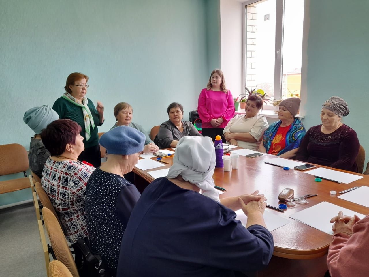 Апаста өлкәннәр кызыклы дәрестә катнашты