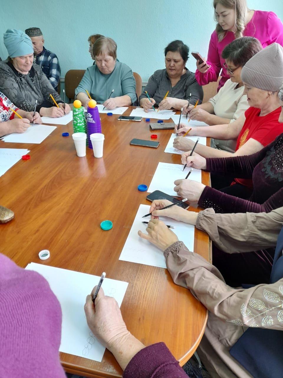 Апаста өлкәннәр кызыклы дәрестә катнашты