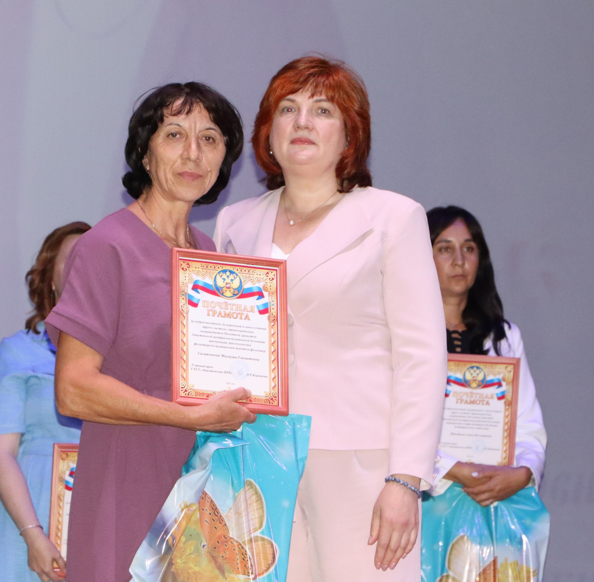 Районда медицина хезмәткәрләрен хөрмәтләделәр