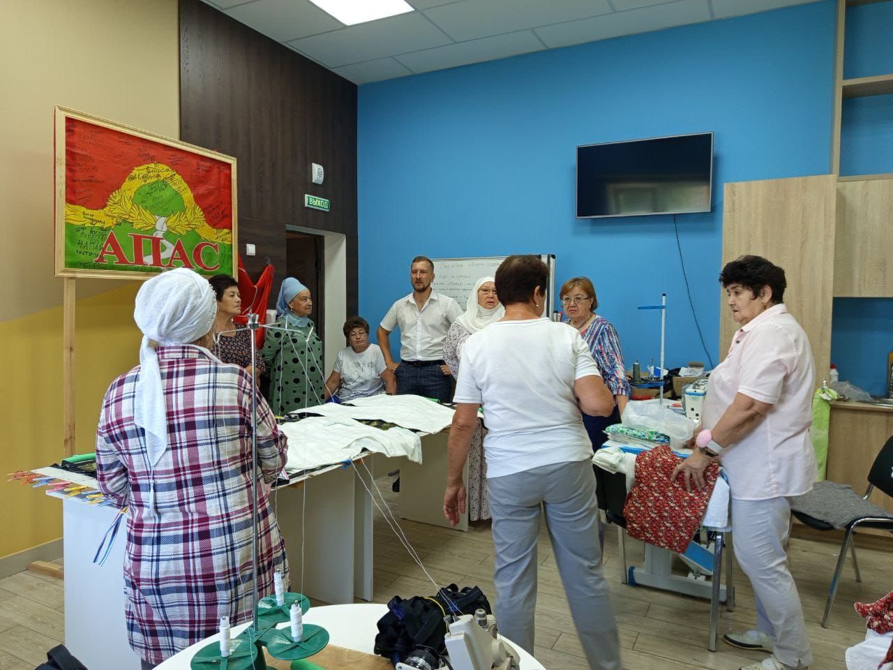 Встреча серебряных волонтеров Апастовского района с волонтерами села Нурлаты Зеленодольского района