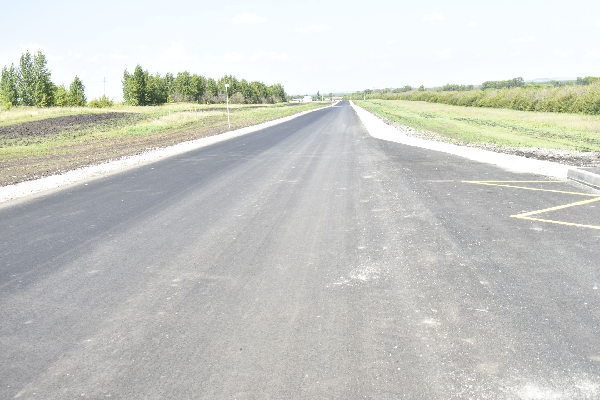 В Апастовском районе завершено строительство дороги в Куштовском сельском поселении