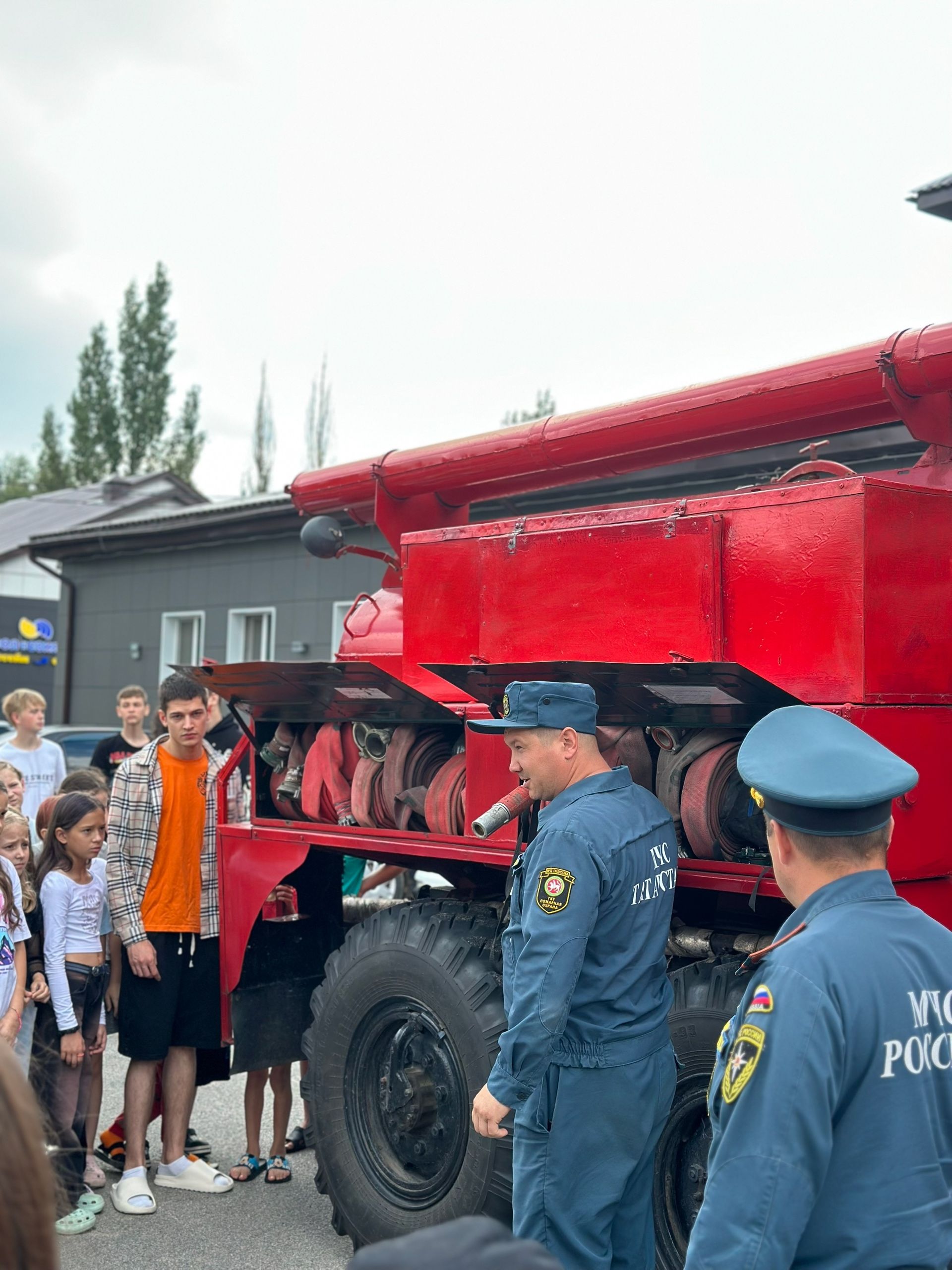 Важная тренировка в “Свияге +”: Учебная пожарная тревога и встреча с героями МЧС!