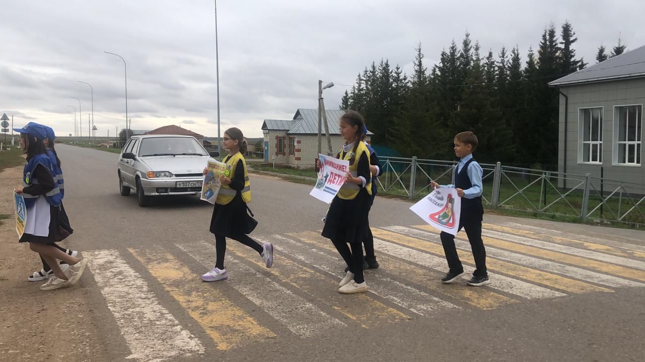 В Табар-Черкийской школе отметили Всероссийский  день безопасности дорожного движения