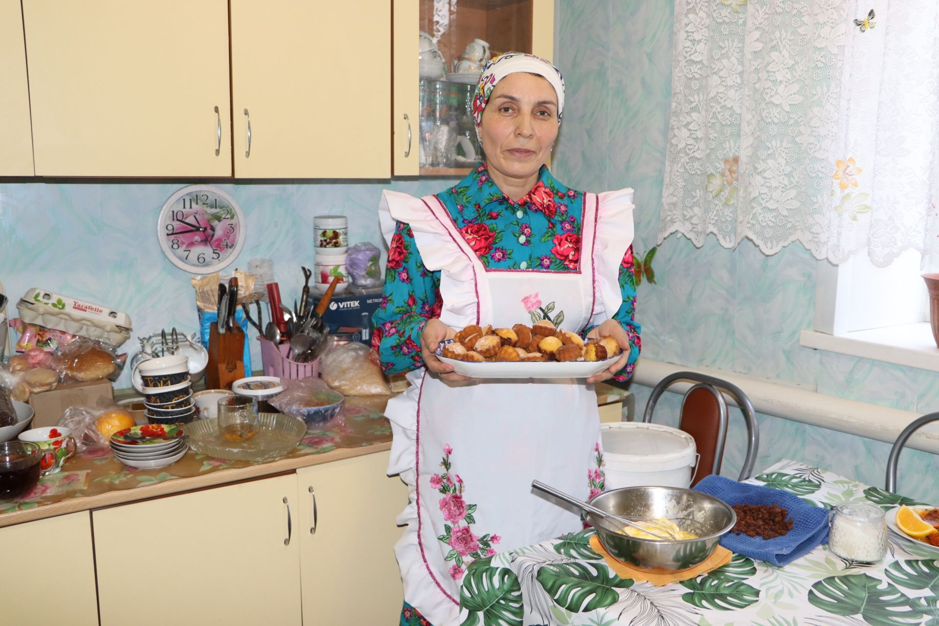 Әлмәндәр авылында яшәүче Фидания Гайнетдинова барысын да булдыра