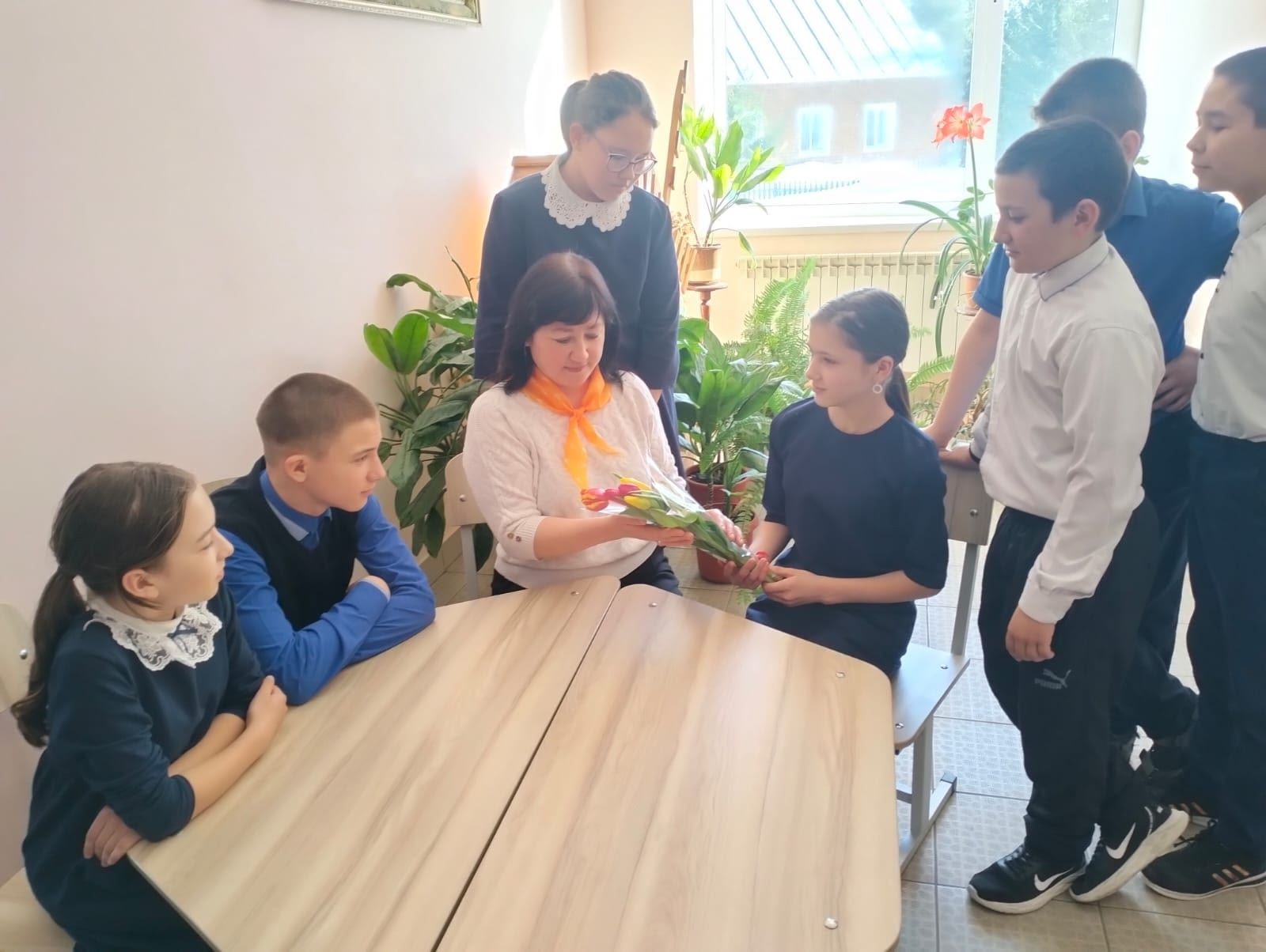 Учащиеся Бурнашевской школы проводят акцию «Бумеранг Добра»