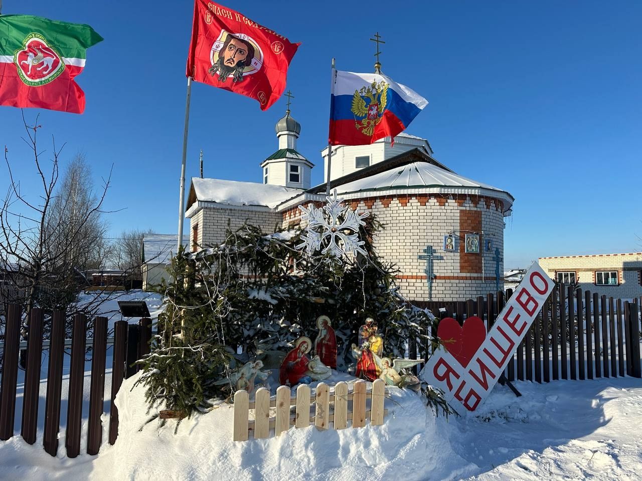 7 января православие жители Апастовского района отметили Рождество Христово