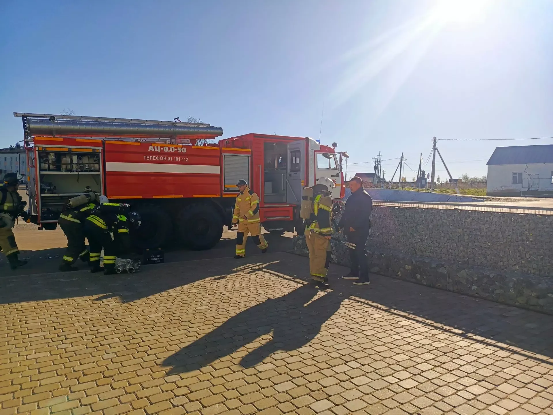 В Апастовском аграрном колледже прошла тренировка по действиям при угрозе атаки БПЛА