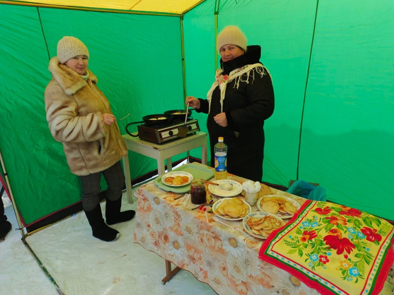 В селе Табар-Черки отметили Масленицу в рамках зимнего фестиваля «Курше»
