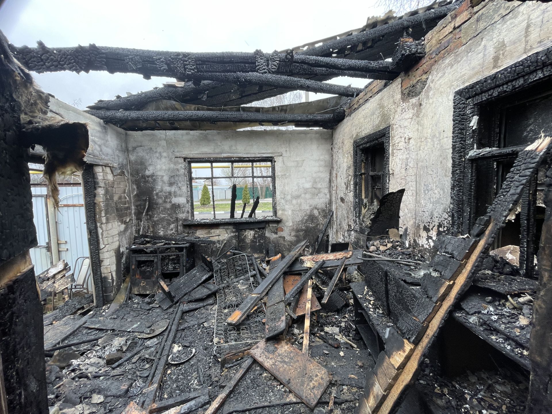 В соседнем районе при пожаре погиб человек