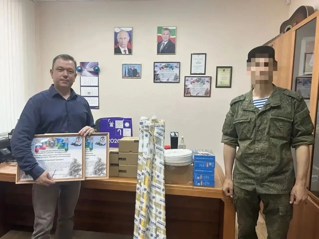 Апас “Ростелеком” оешмасы махсус хәрби операция зонасына чираттагы гуманитар ярдәм озатты