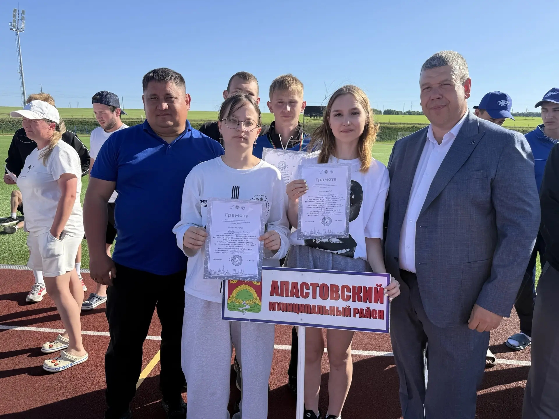 Апас аграр көллияте студентлары ГТО фестивалендә лаеклы нәтиҗә күрсәтте