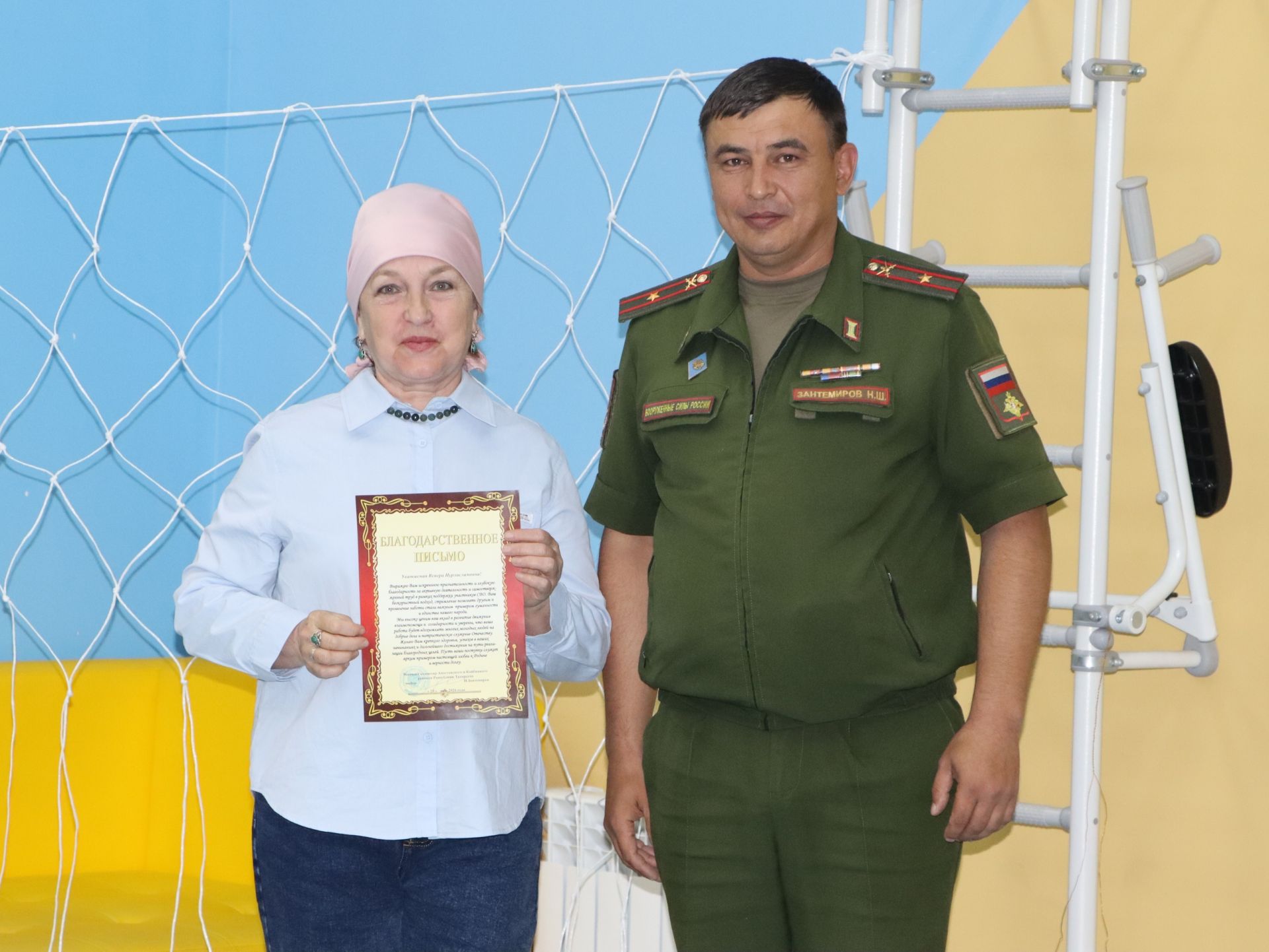 Районның хәрби комиссары көмеш волонтерлар белән очрашты