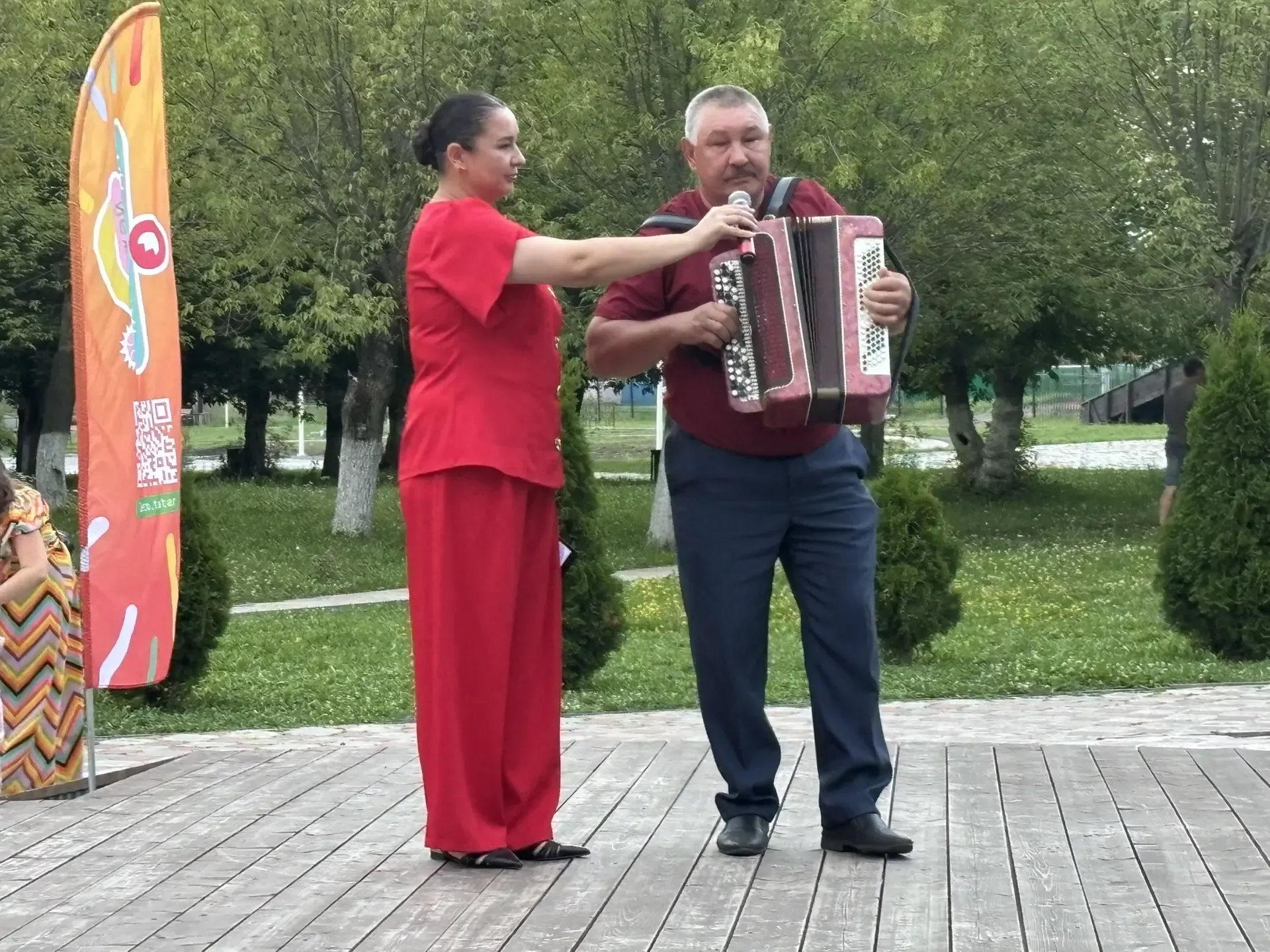 Апас үзәк ял паркында чираттагы җәйге концерт узды