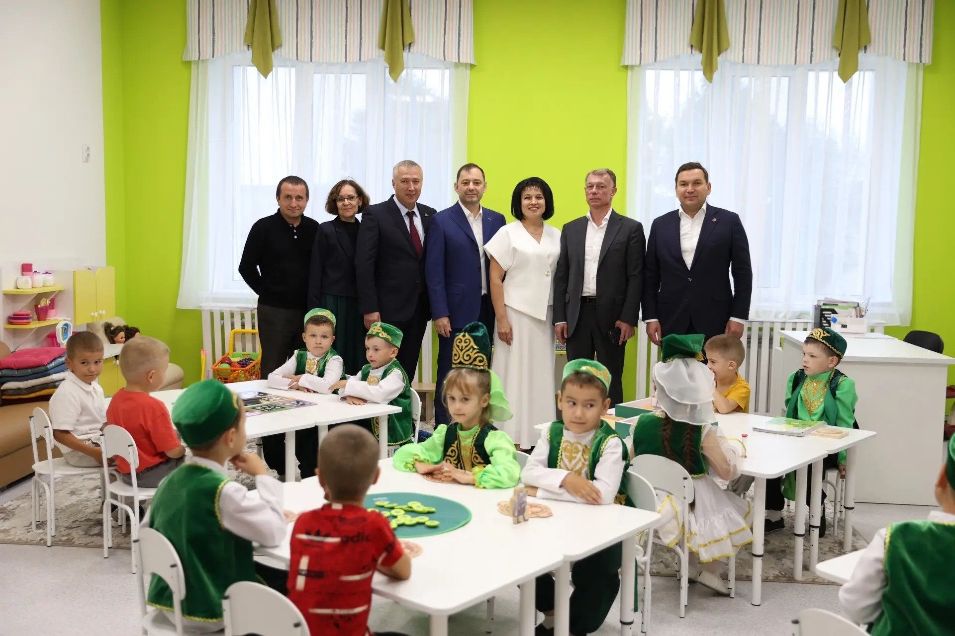 Открытие детского сада "Экият" в Апастово