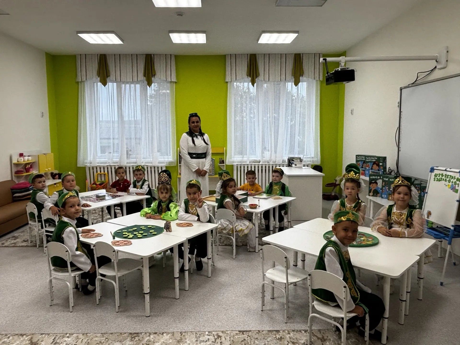 Открытие детского сада "Экият" в Апастово