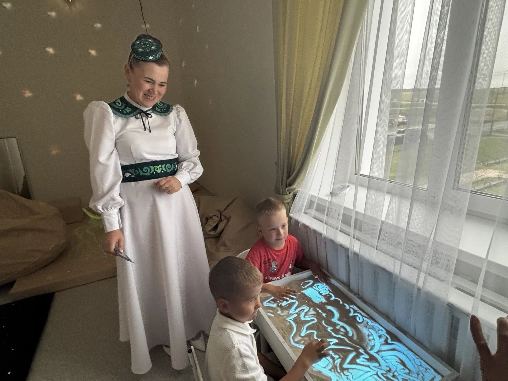 Открытие детского сада "Экият" в Апастово