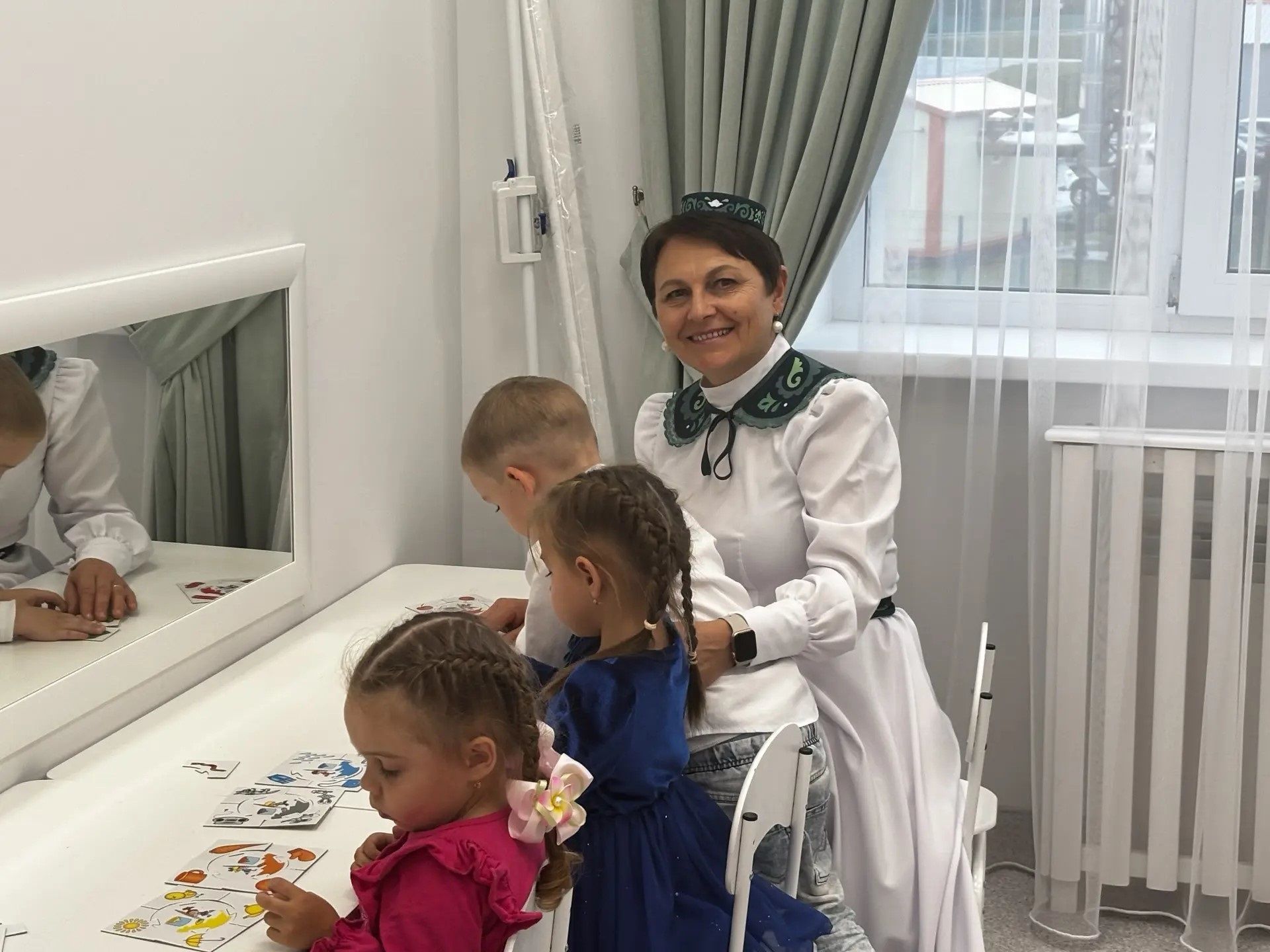 Открытие детского сада "Экият" в Апастово
