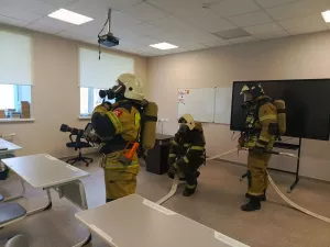 В Апастовском аграрном колледже прошла тренировка по действиям при угрозе атаки БПЛА