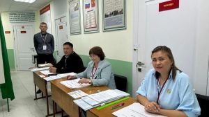 Район хәрби комиссариатында урнашкан 878нче сайлау участогында 872 сайлаучы теркәлгән