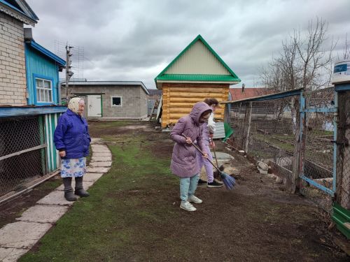 Чүрибураш мәктәбе укучылары игелек кыла