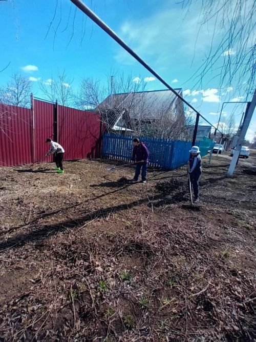 Чүрибураш мәктәбе укучылары игелек кыла