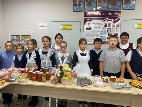В Табар-Черкийской школе  прошла осенняя ярмарка