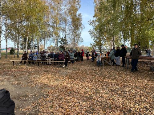 Состоялось открытие парка в селе Бишево