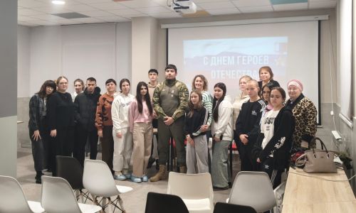 Важная встреча с ветераном боевых действий Никитой Бачуриным