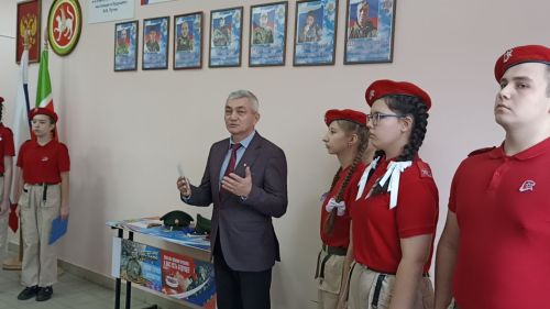 Торжественное открытие «Стены Памяти» и «Парты Героя»