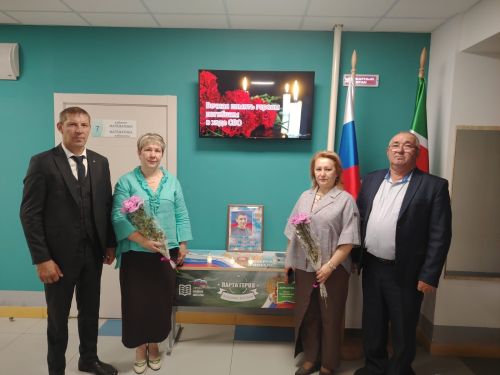 Чүрибураш мәктәбендә батыр солдатны искә алдылар