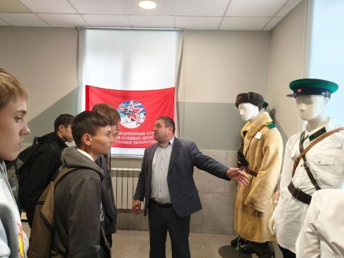 В рамках социального проекта «Мобильный музей-выставка «На защите границ. Период: Великая Отечественная война»