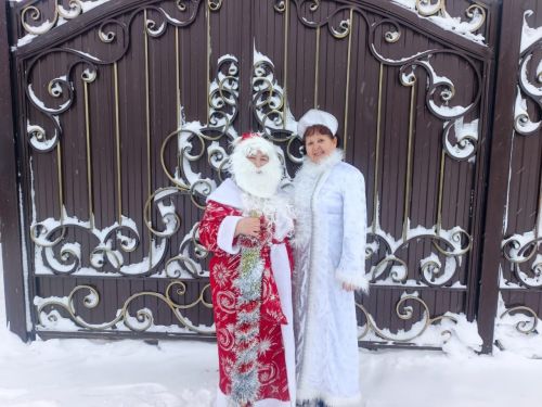 Дәүләкигә Кыш бабай һәм Кар кызы килгән