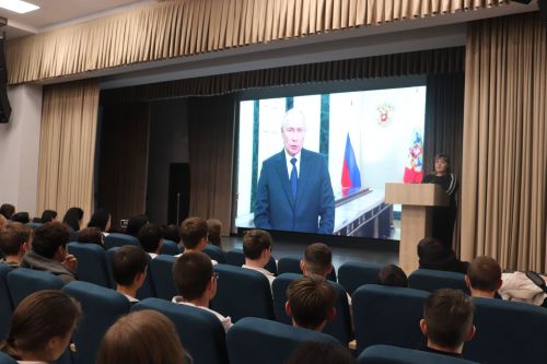 В Апастовском аграрном колледже прошёл историко-патриотический час «Душой и сердцем едины»