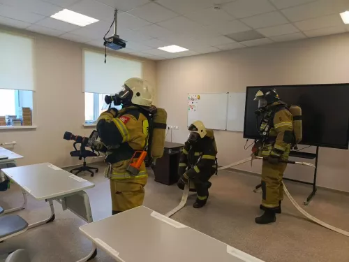 В Апастовском аграрном колледже прошла тренировка по действиям при угрозе атаки БПЛА