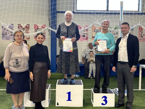 Районда өлкәннәр арасында узган спартакиада җиңүчеләрен бүләкләделәр