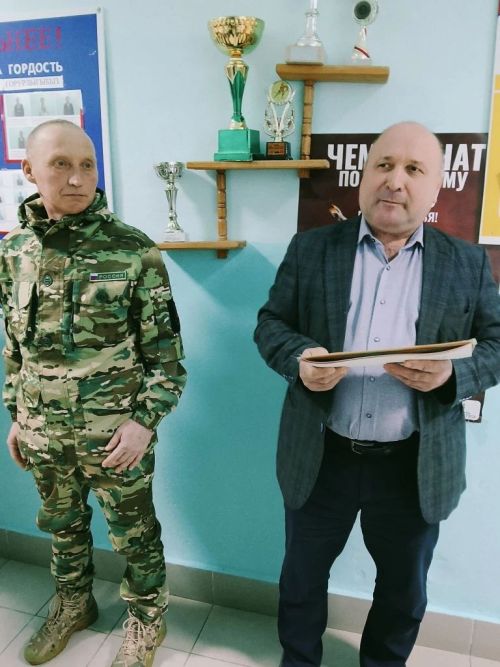Классная встреча в Азбабинской школе с участником СВО Черновым Геннадием Степановичем