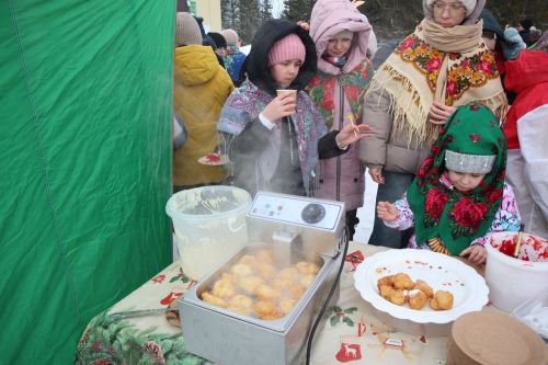 В селе Табар-Черки отметили Масленицу в рамках зимнего фестиваля «Курше»