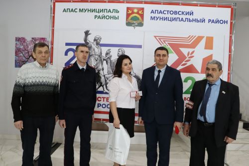Добровольная народная дружина Апастово пополнилась новыми дружинниками
