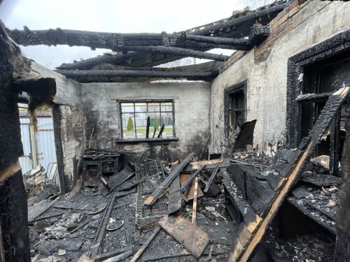 В соседнем районе при пожаре погиб человек
