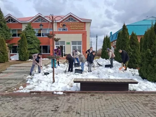 Апаста чисталык өмәләре уза