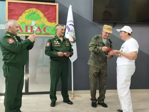 Районның көмеш волонтерлары хәрби хәрәкәт ветераннарының Координацион Советы медальләре белән бүләкләнде