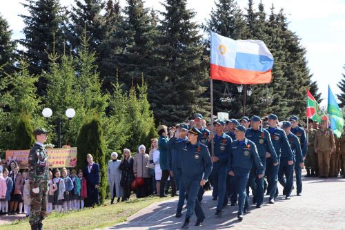 Апаслылар Бөек Җиңүнең 78 еллыгын билгеләп үтте