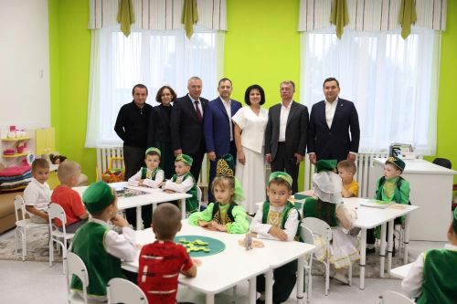 Открытие детского сада "Экият" в Апастово